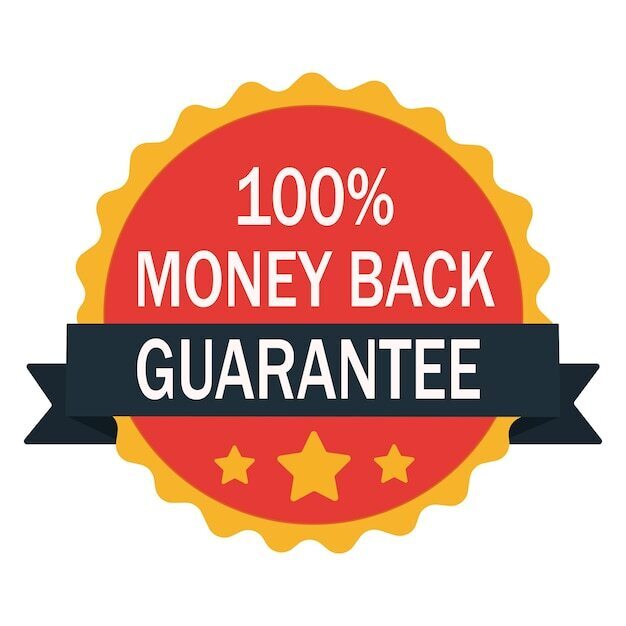 100% Money Back Guarantee